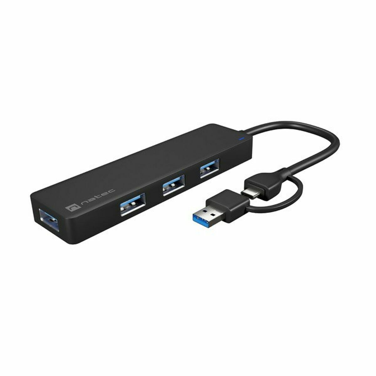 USB Centrmezgls Natec NHU-2023 Melns